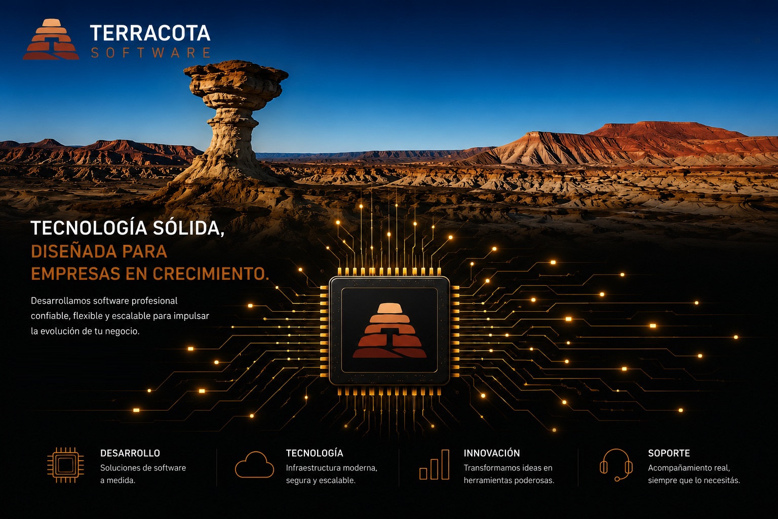 Terracota Software — tecnología sólida, diseñada para empresas en crecimiento